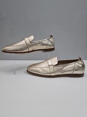 Andre Assous Cedar Featherweights Metallic Gold Women's Slip-On Loafers